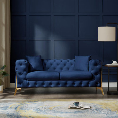 Spiceland 2 Seater Velvet Sofa