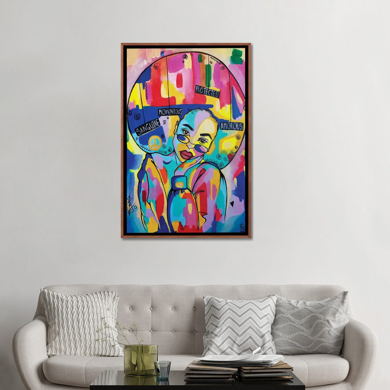 " Beauty " by Pinklomein, Classic Wood Framed, No Mat, 48'' H x 32'' W x 1.5'' D