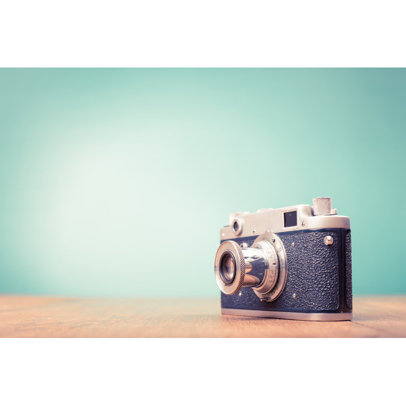 50S Film Camera by BrAt_PiKaChU - Wrapped Canvas Print, 30cm H x 46cm W x 3.8cm D