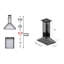 30" 400 CFM Ducted Island Range Hood-1744878462-1822277673