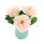 Peonies in Ceramic Vase
