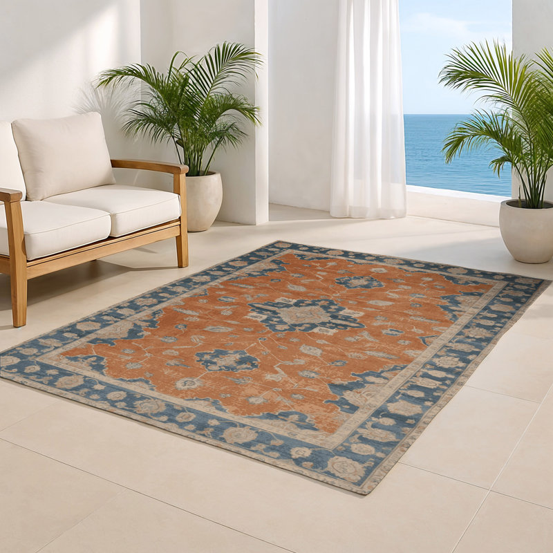 Tapis gris intérieur et extérieur surteint, Rectangle 5 pi x 7 pi