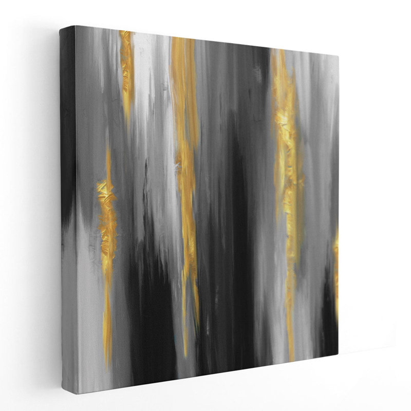 «Black Gold Dreams», reproduction d'art sur toile, H 30 po x l 30 po