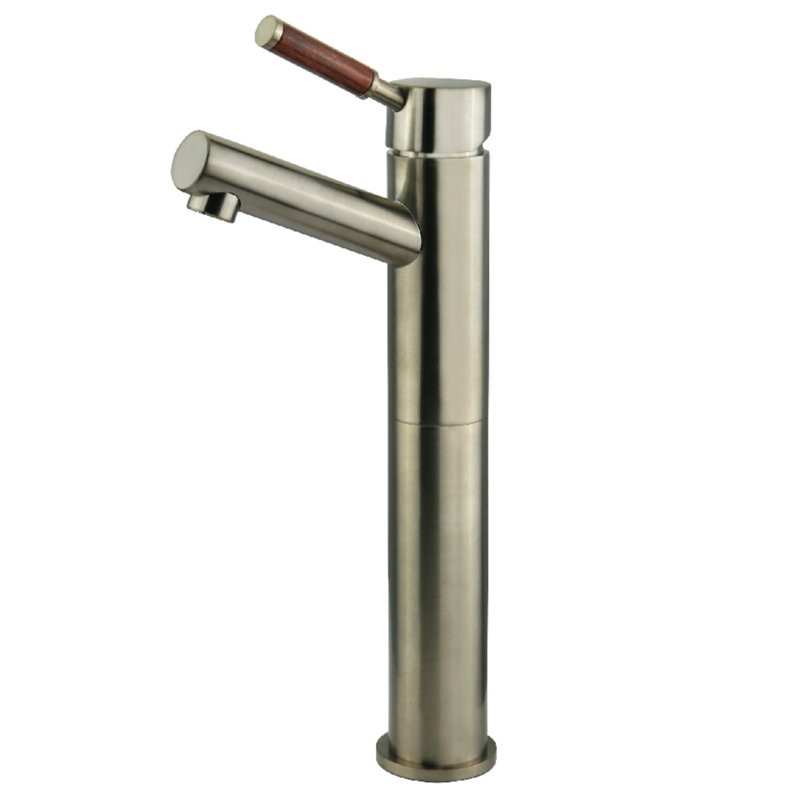 Single Hole Bathroom Faucet, Satin Nickel