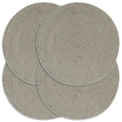Billingsy Cotton Solid Colour Round Placemat