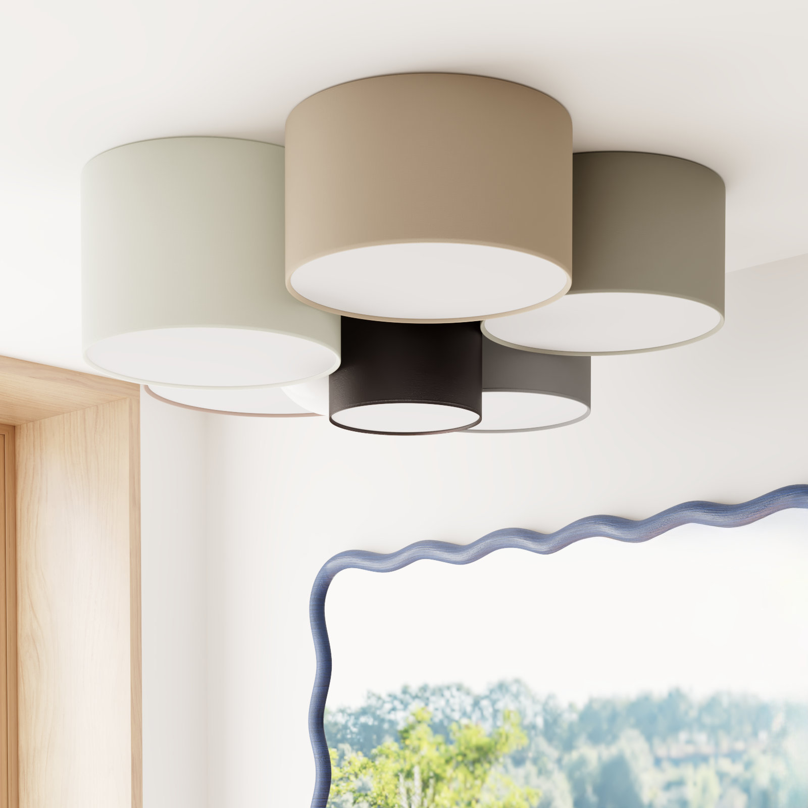 Beckman 6-Light Flush Mount