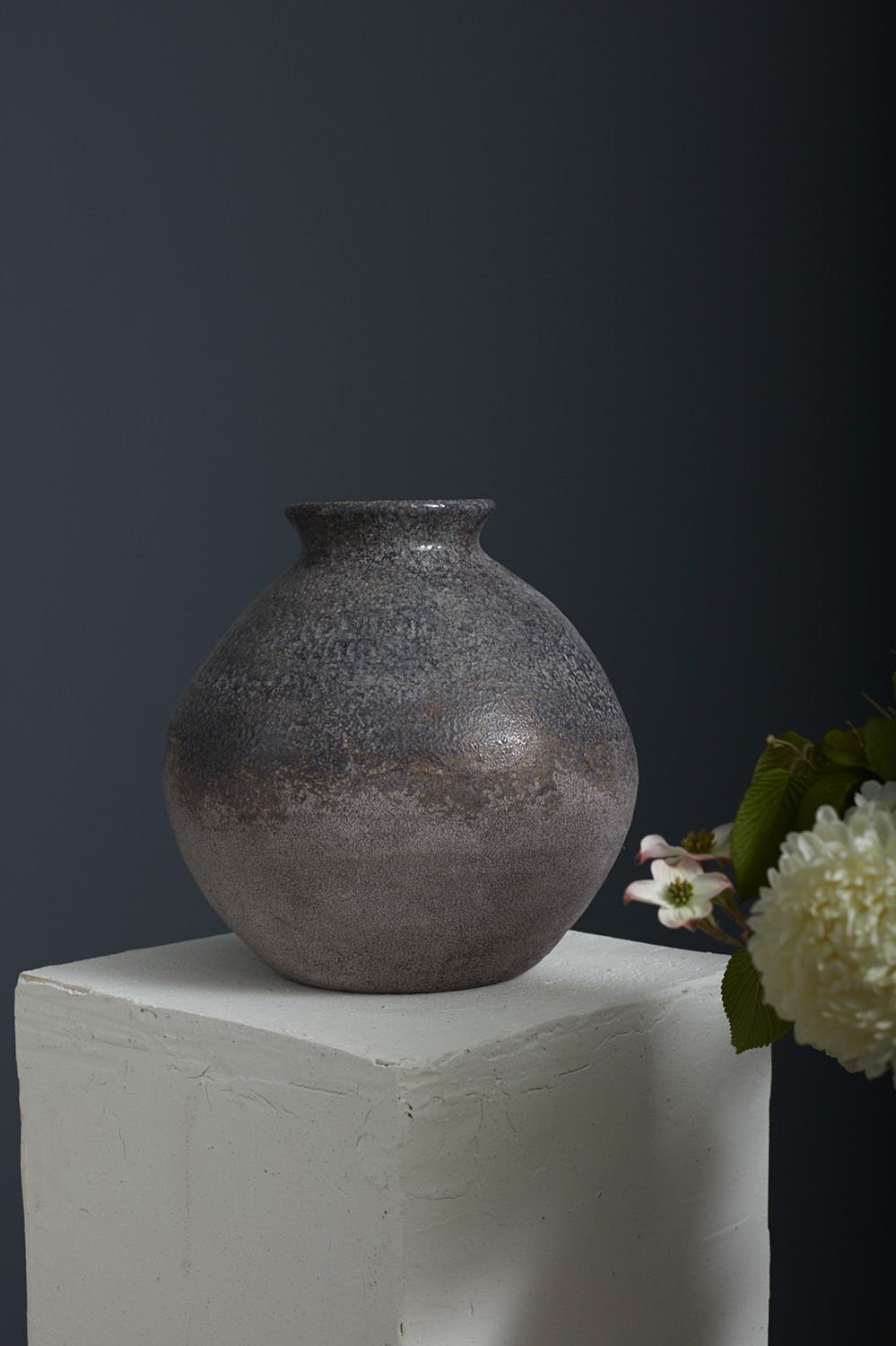 Donia Handmade Terracotta Table Vase, 12.25" H x 12" W x 12" D