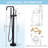 Single-handle Freestanding Tub Faucet With Hand Shower In. Matte Black-128600167