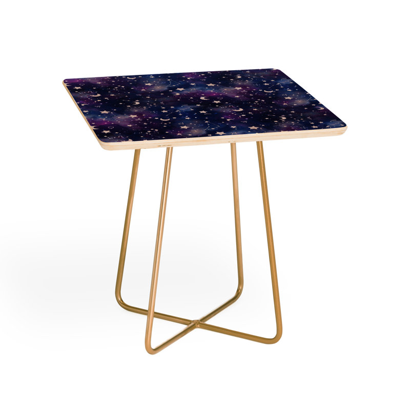 Dorcheer Solid Wood Top End Table