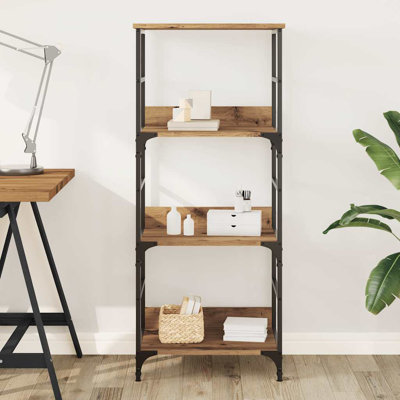 Amauria 117.5cm H x 50cm W Metal Etagere Bookcase