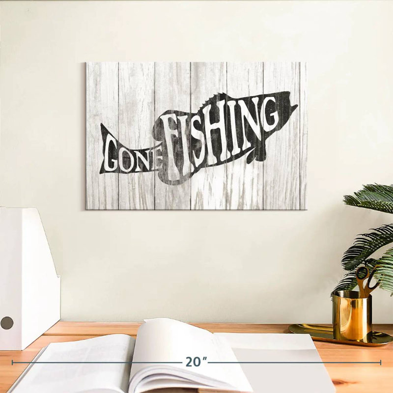 Senne Gone Fishing Sign