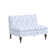 Red from Scalamandre Crafted by Cloth & Company Concord Settee in Pattern