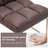 Endri Accent Chair with Ottoman, Lounge Chair with Metal Leg-2060185596