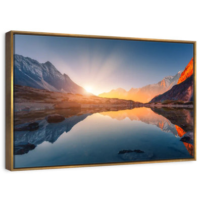 Coucher de soleil himalayen