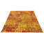 Tapis doré en soie Sari 8 pi 2 po x 10 pi 0 po