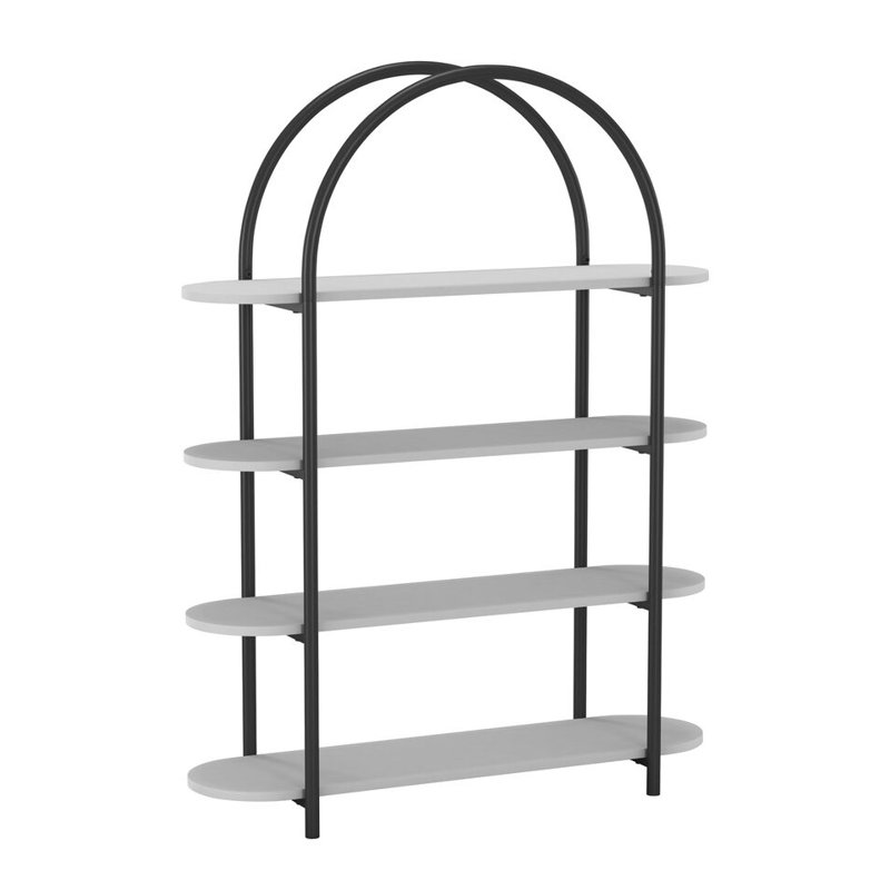 Amorie 46.46cm H x 35.43cm W Solid Wood Bookcase, White