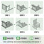 Chaise Adirondack à bascule en plastique Hdpe Kacyn