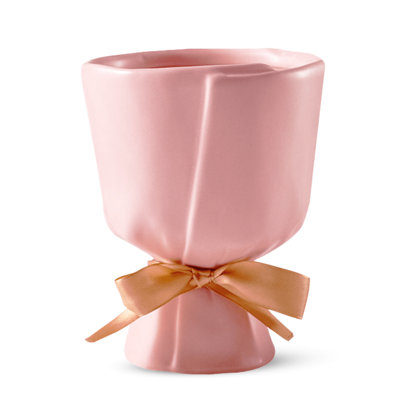 Vase en céramique Bouquet, vase de 6 po pour arrangements floraux artificiels ou frais