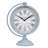 Beach Mantel & Tabletop Clock Modern & Contemporary Analog Quartz movement / Crystal Tabletop Clock in Black Blue White