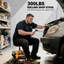 Capacity Mechanic Stool,Rolling Creeper Garage Stool,Tool Tray, Adjustable Height-1429133321