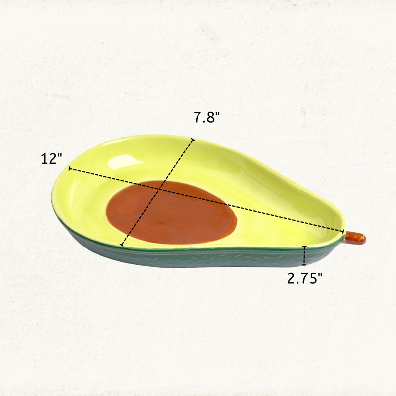 Gracie Oaks Ceramic Platter
