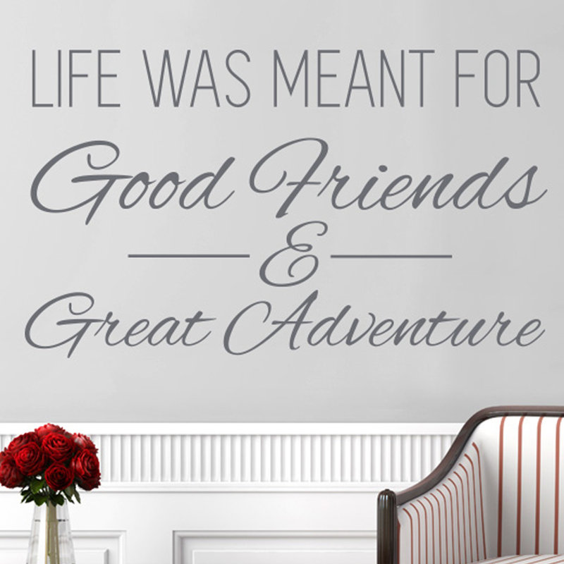 Wall Decal, Large, Grey