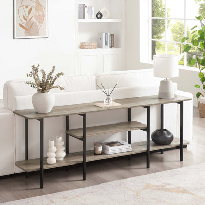 Console en gris rustique
