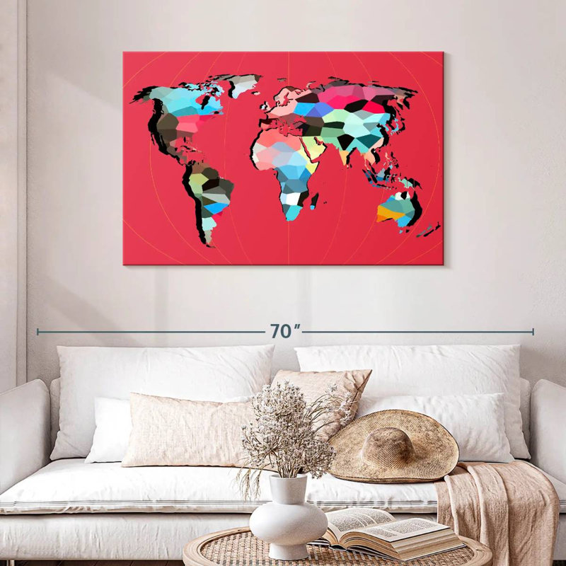Map I, 30" H x 45" W