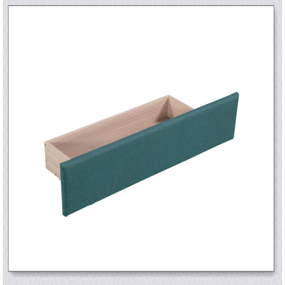 Upholstered Double Daybed With Trundle And Drawer