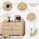 Boho Natural Rattan 2-piece Bedroom Set