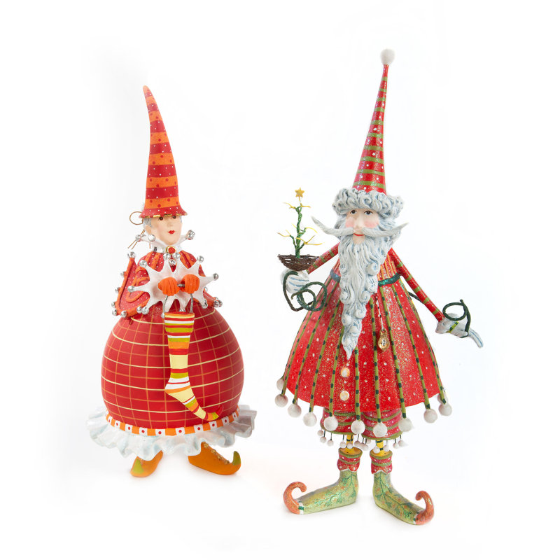 Patience Brewster Dash Away Dashing Santa Figure