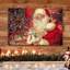 Père Noël, arbre de Noël, cadeaux, célébrations et fêtes, décor, illustrations, art moderne-102298547-102298546