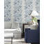 Floral Grass Cloth Wallpaper Roll-1877397315