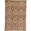 Tapis de la laine beige 5 pi 7 po x 7 pi 10 po one-of-kind-noué la à la main Nash
