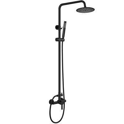 Makai Dual Function Outdoor Shower with Single Lever Handle Stainless Steel