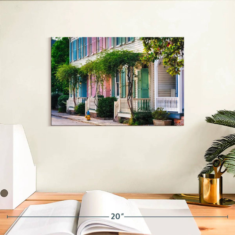 Historic Row Houses, 8" H x 12" W