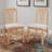 Upholstered Slat Back Side Chair-815176527