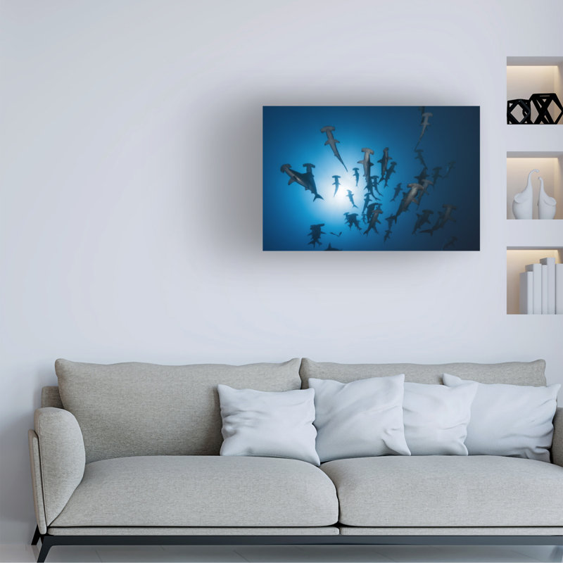 Contemporary, 12" H x 19" W x 2" D