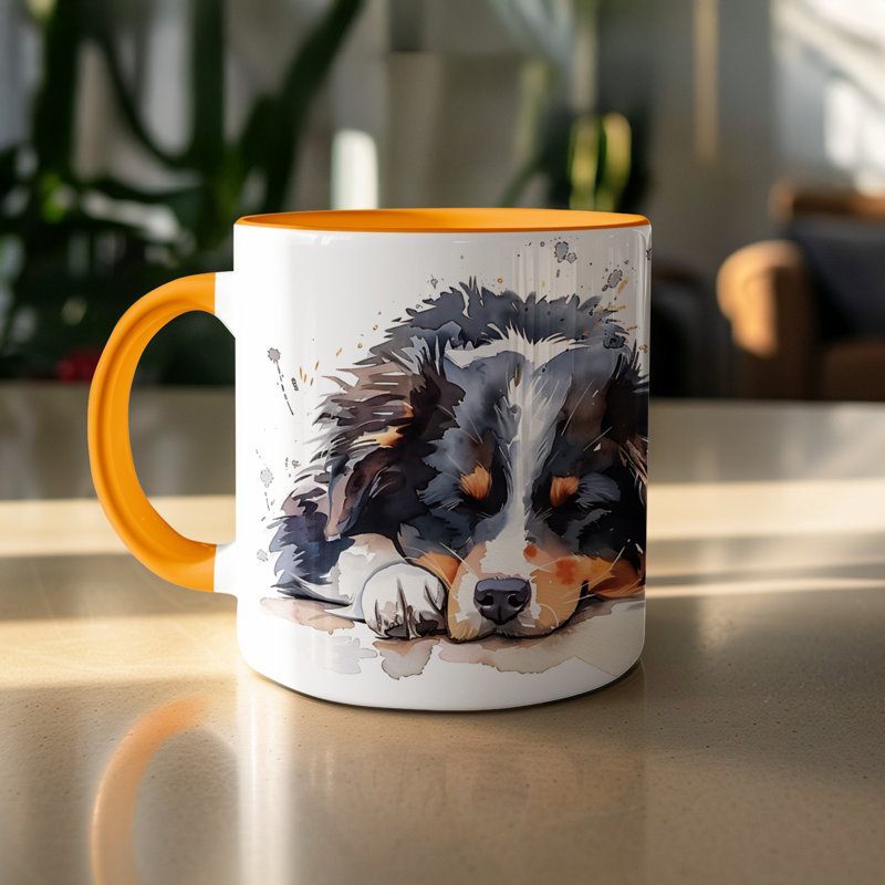Mug, 4, Orange