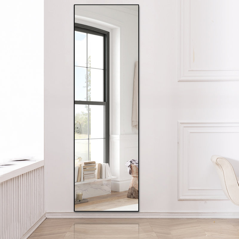 Miroir taille réelle, Noir, H 48 po x l 14 po