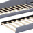 Upholstered Double Daybed With Trundle And Drawer-1289605675
