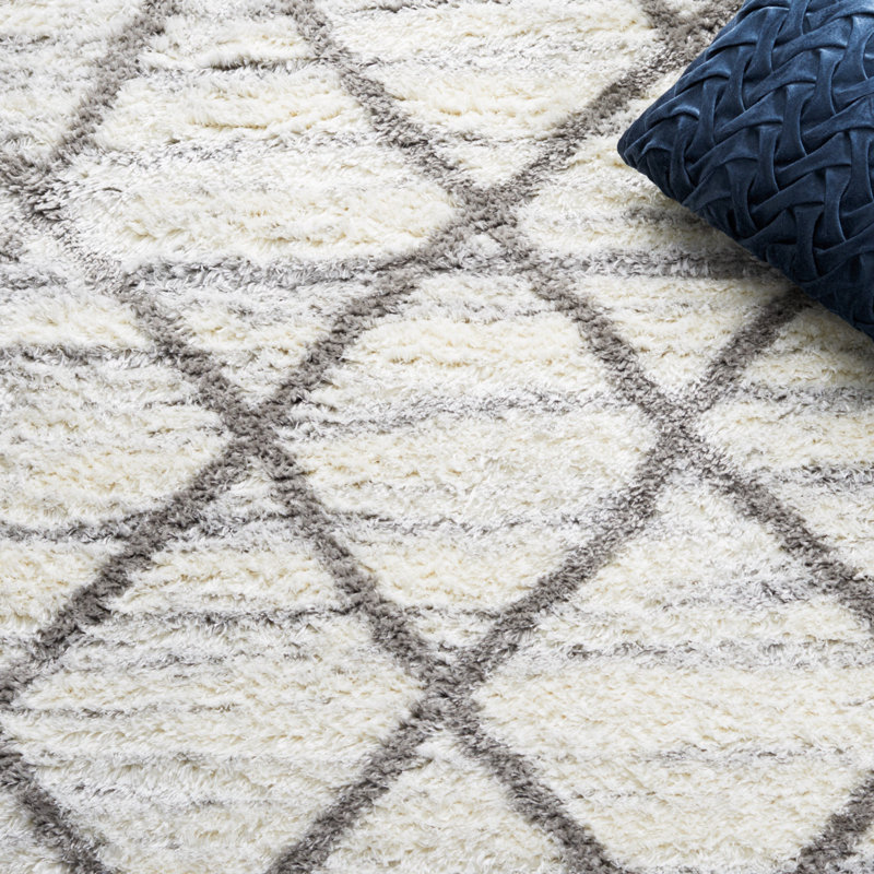 Tahoe Shag Performance Geometric Rug, Rectangle 5' X 7'