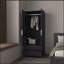 Armoire Trappe, chambre, noir