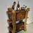 Mid-Century Style  Solid Wood Entryway Cabinet