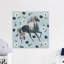 Reproduction de licorne florale noire Leonaldo sur toile tendue-648932429