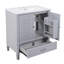 Meuble-lavabo double 60 po Modern-624852700