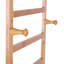 Liev 30.7'' Bamboo Rolling Clothing Rack-398121760