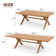 Outdoor Rectangular Dining Set With Cushions