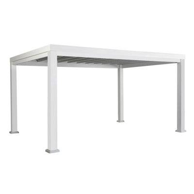 Backyard Discovery Windham Modern Steel Pergola White