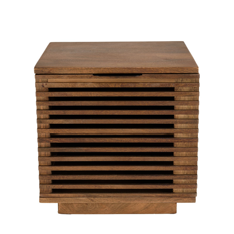 Brinlee 40cm W Solid Wood Bedside Table